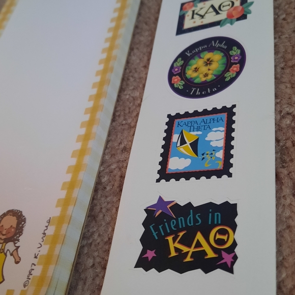 Vintage Kappa Alpha Theta Stationery - Picture 2 of 2